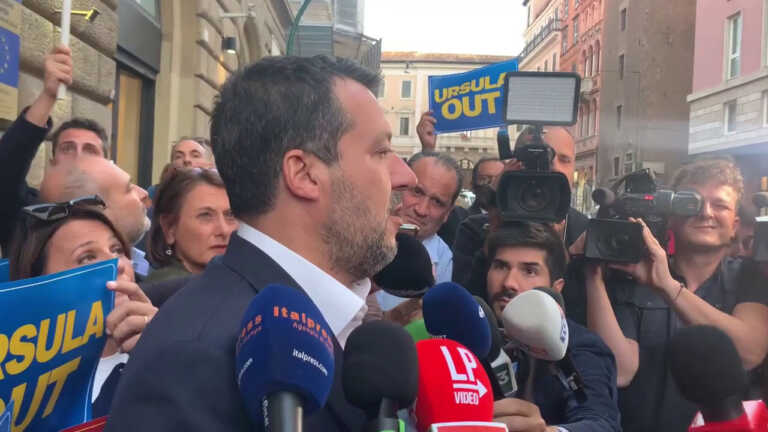Galleria foto 'Elezioni, Salvini “Von der Leyen rispetti l’Italia”' - foto 1
