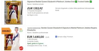 Galleria foto 'Elisabetta, prezzi alle stelle per la Barbie Regina su eBay' - foto 1