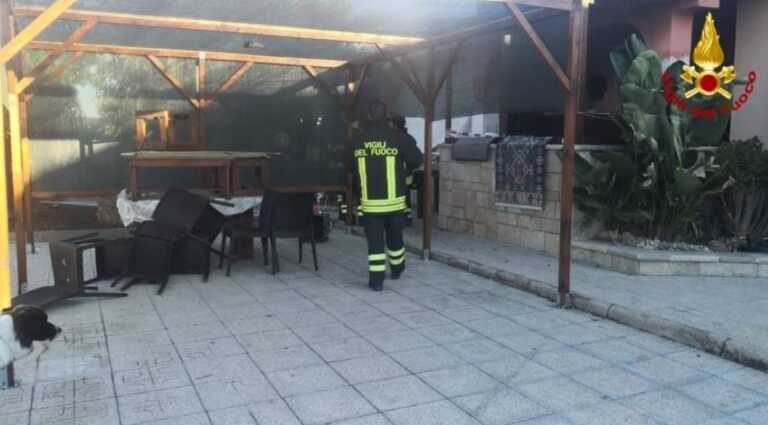 Brindisi, esplosione in una villetta al rione Sant’Elia: due feriti