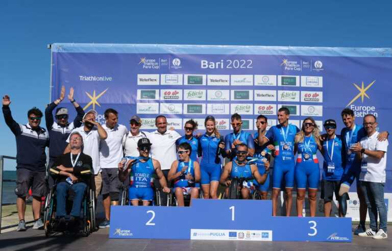 Galleria foto 'Quattro ori azzurri alla Europe Triathlon Para Cup di Bari' - foto 1