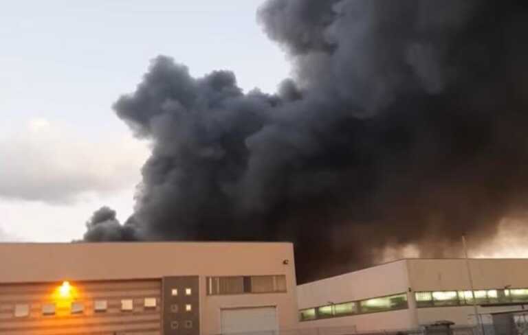 Incendio a Modugno: il rogo è sotto controllo. Strada chiusa al traffico – VIDEO