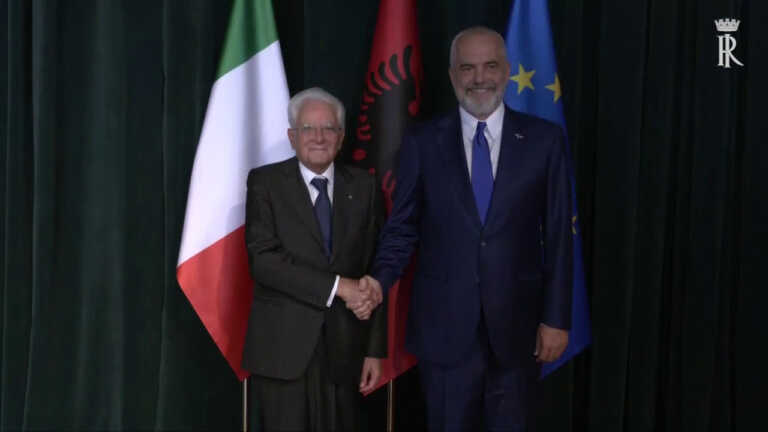 Galleria foto 'Mattarella a Tirana incontra il primo ministro albanese Rama' - foto 1