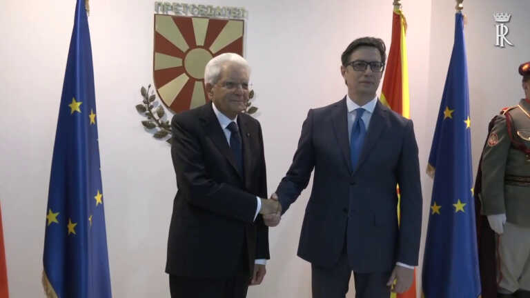 Galleria foto 'Mattarella incontra il presidente della Macedonia del Nord' - foto 1