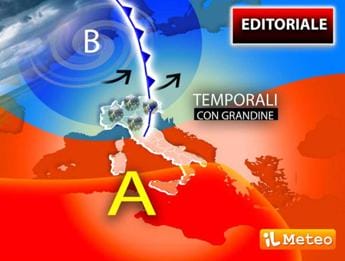 Galleria foto 'Pioggia e grandine al Nord, caldo al Sud: previsioni meteo Italia' - foto 1