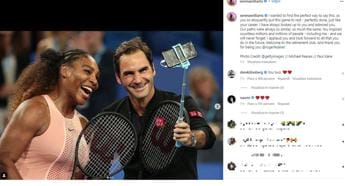 Galleria foto 'Serena Williams a Federer: “Benvenuto in club pensionati”' - foto 1