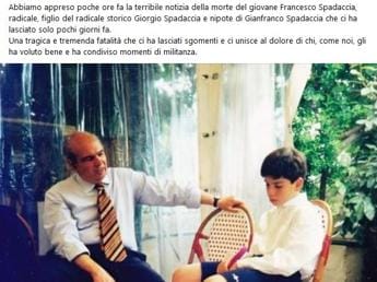 Galleria foto 'Spadaccia, nipote muore a 31 anni dopo malore a camera ardente zio' - foto 1