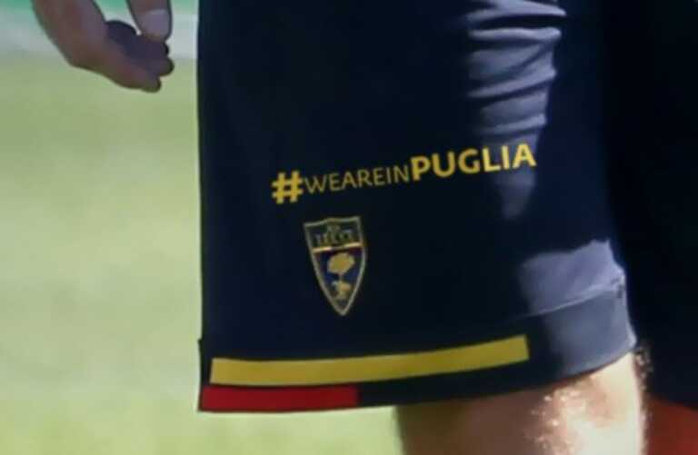 Pugliapromozione, è polemica sullo sponsor al Lecce. Scandale: «Maggiore visibilità»