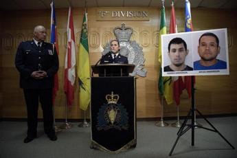 Galleria foto 'Strage Canada, trovato morto uno dei due autori: l’altro ancora in fuga' - foto 1