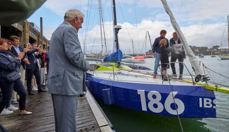 Galleria foto 'Trinitè-Sur-Mer in festa per il battesimo del mare del Class40 Ibsa' - foto 1