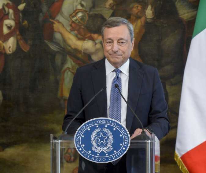 Galleria foto 'Ucraina, telefonata Draghi-Zelensky' - foto 1