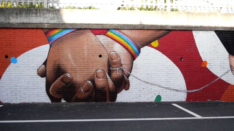 Galleria foto 'A Pesaro un nuovo murales ecologico contro le discriminazioni' - foto 1