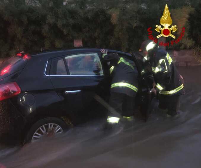 Pioggia battente in Salento: allagamenti e disagi
