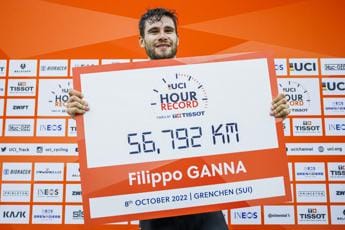 Galleria foto 'Ciclismo, Ganna stabilisce nuovo record dell’ora' - foto 1