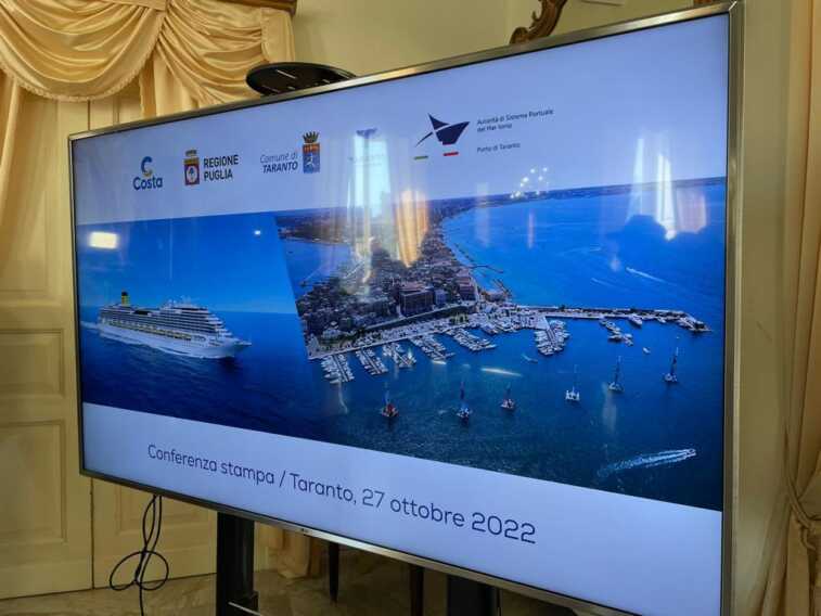 Costa Crociere investe su Taranto: nel 2023 una nave a settimana
