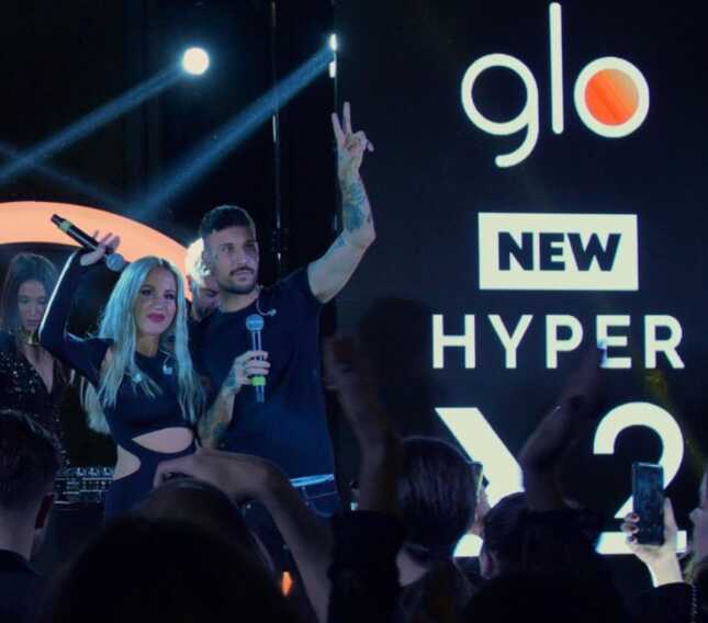 Galleria foto 'Fred de Palma e Baby K a Catania per il lancio del nuovo glo Hyper X2' - foto 1