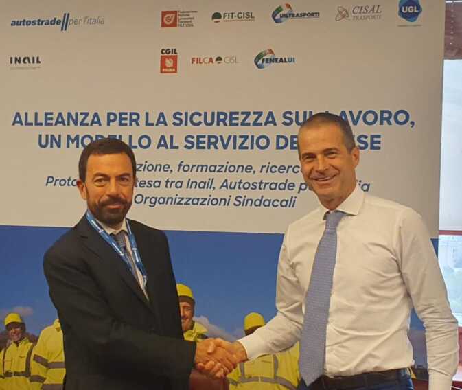 Galleria foto 'Intesa Autostrade per l’Italia-Inail per la sicurezza nei cantieri' - foto 1