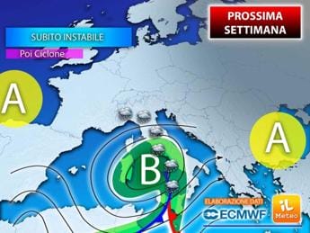 Galleria foto 'Maltempo sull’Italia, forte ondata e rischio eventi estremi: meteo della settimana' - foto 1