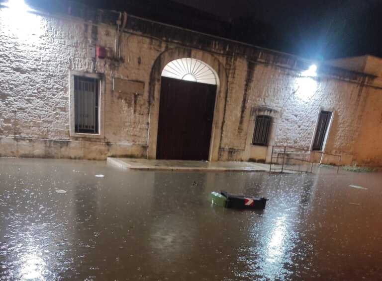 Maltempo, disagi a Terlizzi: acqua anche nei locali del MAT – VIDEO