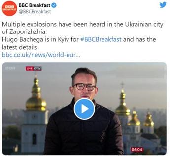 Galleria foto 'Missili Russia su Kiev, giornalista Bbc fugge – Video' - foto 1