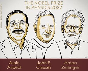 Galleria foto 'Nobel Fisica 2022 a Aspect, Clauser e Zeilinger' - foto 1
