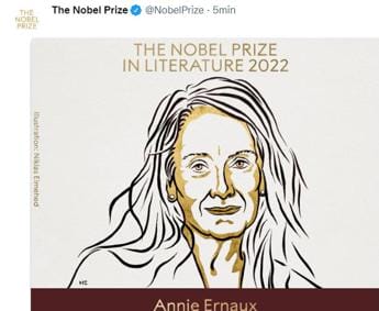 Galleria foto 'Nobel per la Letteratura 2022 ad Annie Ernaux' - foto 1