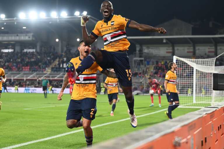 Galleria foto 'Prima gioia Samp, Colley stende la Cremonese allo Zini' - foto 1