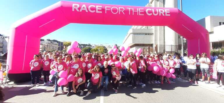 Matera si tinge di rosa: oltre 3000mila persone in piazza