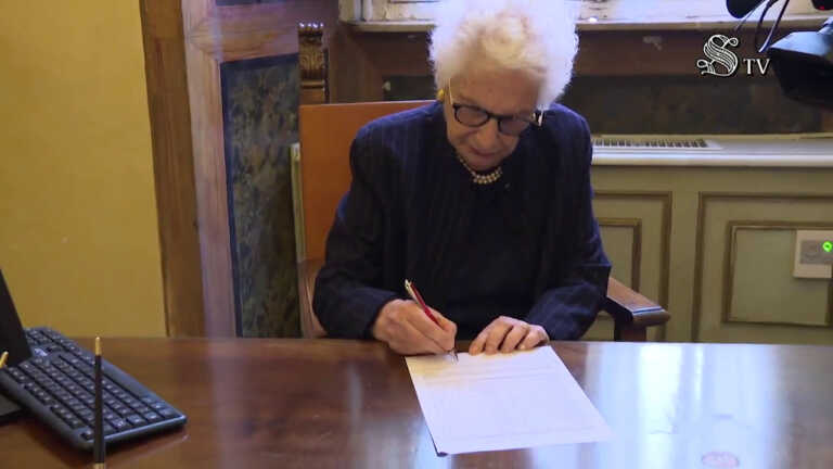 Galleria foto 'Senato, Liliana Segre si prepara a presiedere la prima seduta' - foto 1