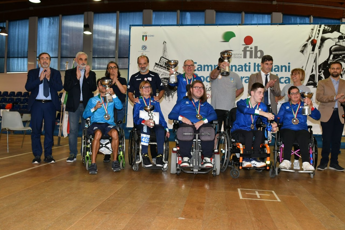 Galleria foto 'Zanella, Targa, Garavaglia e Busettini sono i campioni d’Italia 2022 di boccia paralimpica' - foto 1