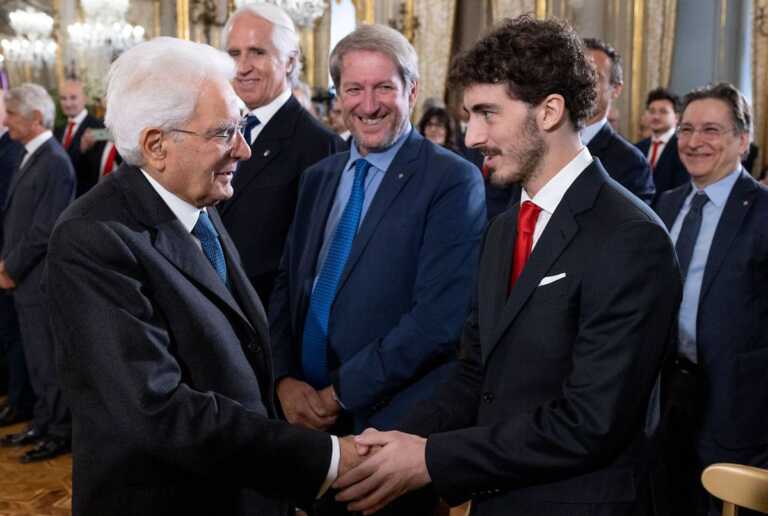 Galleria foto 'Mattarella riceve Bagnaia e Ducati “Simboli di un’Italia vincente”' - foto 1