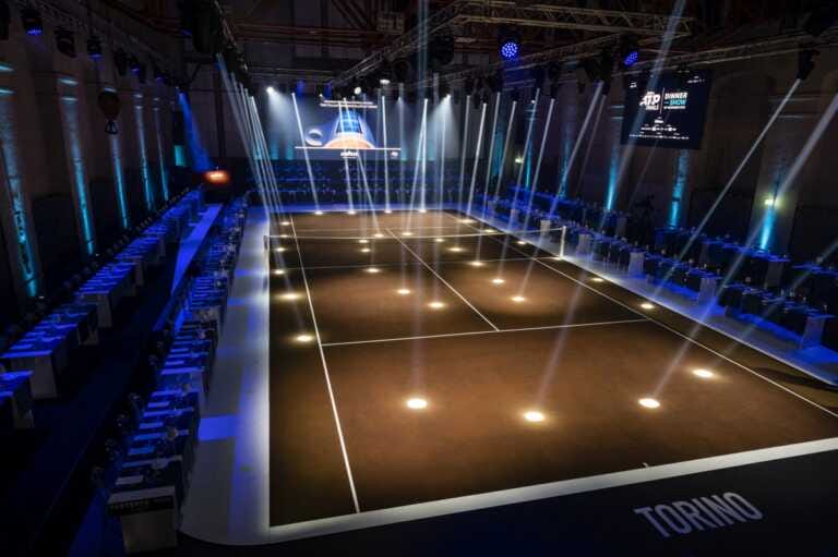 Galleria foto 'Alle Nitto Atp Finals di Torino un campo da tennis in caffè di scarto' - foto 1
