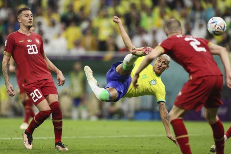 Galleria foto 'Doppietta di Richarlison, il Brasile batte 2-0 la Serbia' - foto 1
