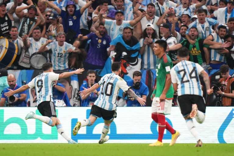 Galleria foto 'L’Argentina si rialza con Messi e Fernandez, 2-0 al Messico' - foto 1