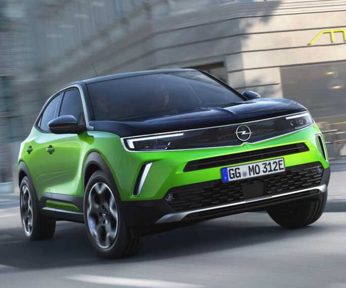Ricarica rapida a 100kw per Opel Mokka-e