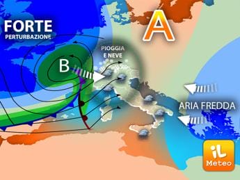 Galleria foto 'Arrivano freddo e maltempo, con tanta pioggia e neve: previsioni meteo' - foto 1