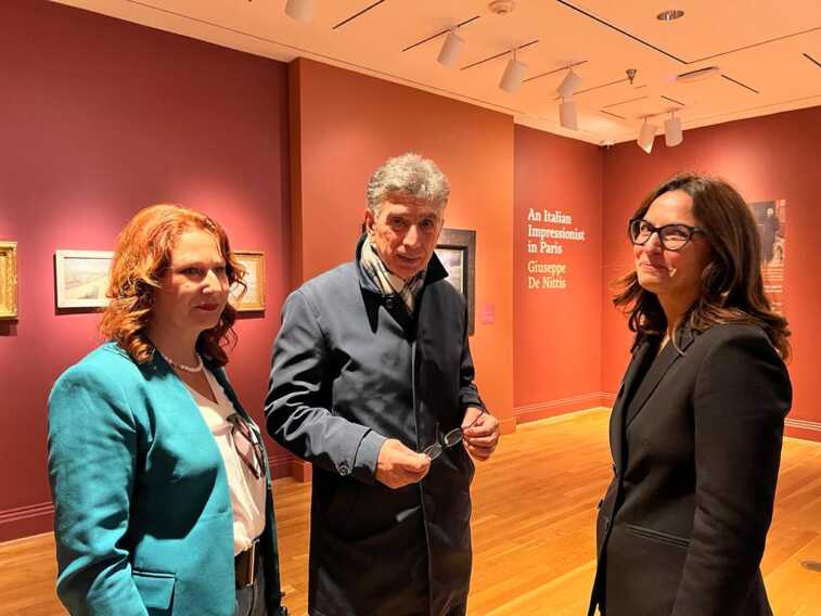 De Nittis in mostra a Washington, Emiliano: «La Puglia nel mondo per la bellezza della sua arte» – FOTO