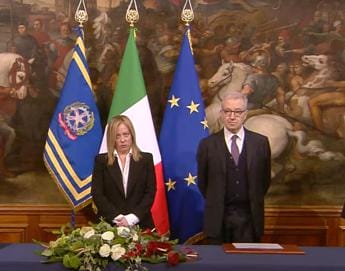 Galleria foto 'Governo, Meloni ai sottosegretari: “Ora rappresentate una nazione”' - foto 1