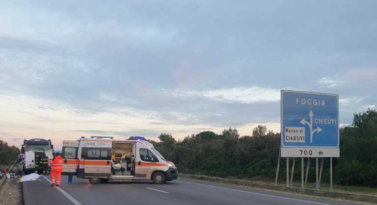Galleria foto 'Scontro frontale tra un furgone e un camion nel Foggiano: morti 3 operai' - foto 1