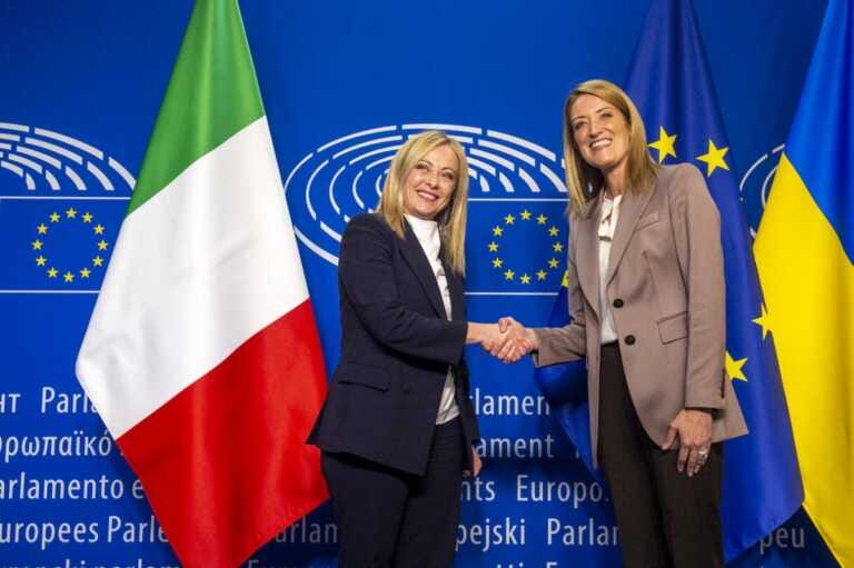 Galleria foto 'Metsola incontra Meloni “L’Italia ha un ruolo centrale in Europa”' - foto 1