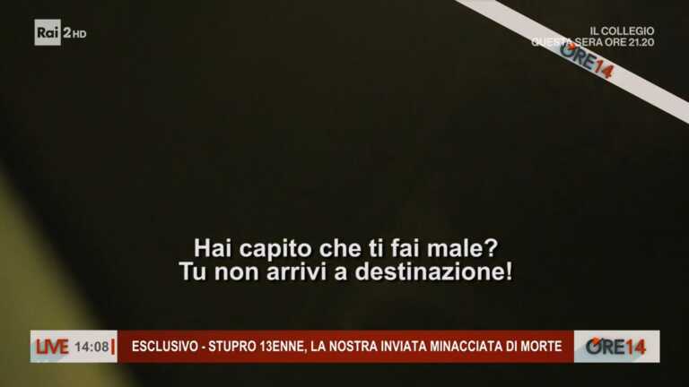 Galleria foto 'Violenza su una 13enne a Cerignola, minacciata inviata Rai: «Sono un criminale. Non arrivi a destinazione»' - foto 1