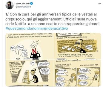 Galleria foto 'Zerocalcare, ecco la nuova serie per Netflix nel 2023' - foto 1