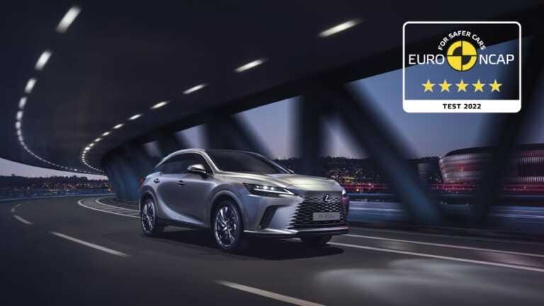 Per Lexus RX sicurezza a cinque stelle