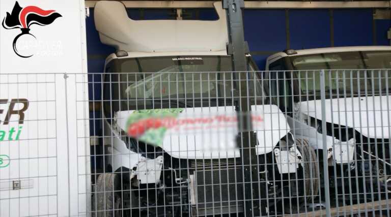Camion cannibalizzati e componenti venduti in Italia e all’estero: 7 arresti a Cerignola