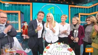 Doppio festeggiamento a ‘UnoMattina’, Ossini e il programma nati lo stesso giorno
