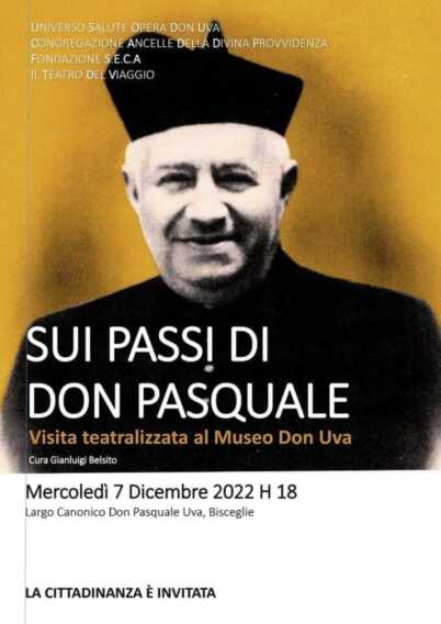 Bisceglie, nel chiostro Don Uva l’accensione dell’Albero di Natale e la visita teatralizzata al Museo