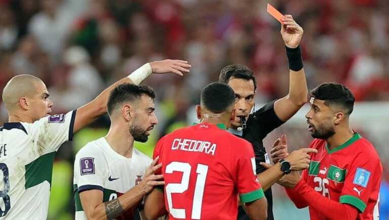 Marocco, il sogno continua ma Cheddira si fa espellere. Per lui niente semifinale