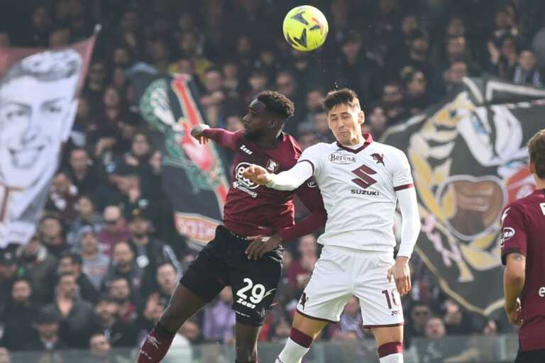 Galleria foto 'Vilhena risponde a Sanabria, Salernitana-Torino 1-1' - foto 1