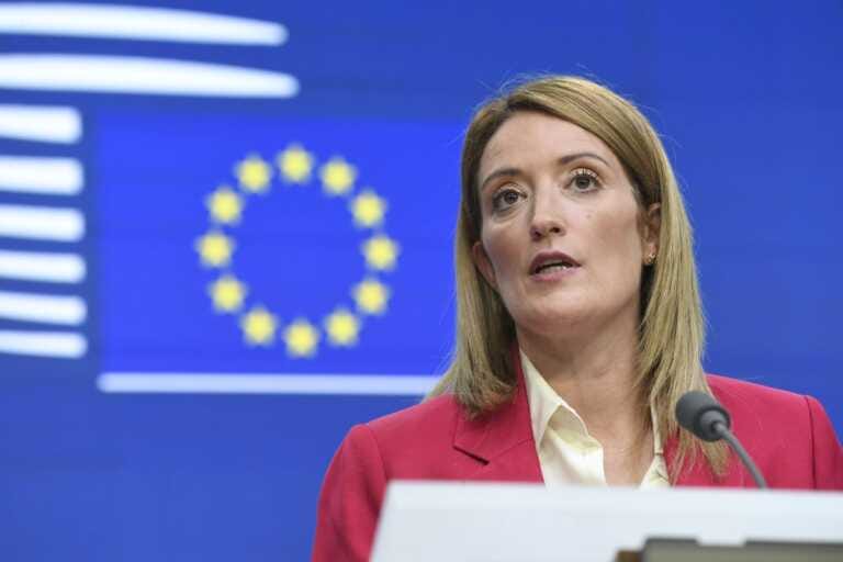 Galleria foto 'Sassoli, Metsola “Ue ha perso leader, traduceva in azioni suoi valori”' - foto 1