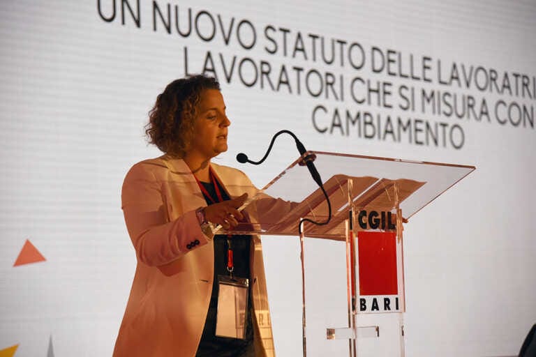 Gigia Bucci rieletta segretaria generale della Cgil Bari: «È sempre un’emozione»