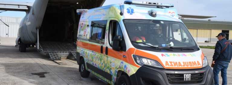 Neonata in pericolo di vita: trasferita d’urgenza da Lecce a Ciampino con un volo dell’Aeronautica Militare